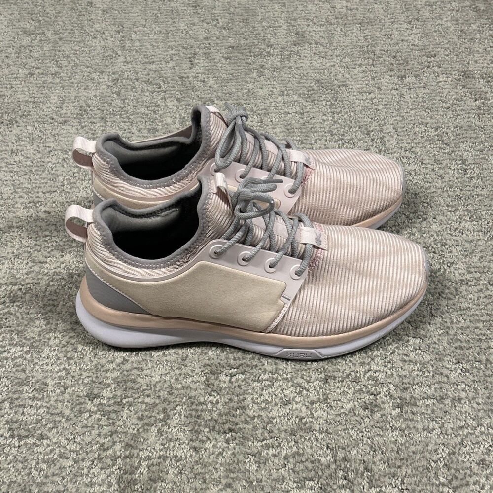 Kuru Atom Shoes Womens 10 Pink White Athletic Running Walking Sneakers